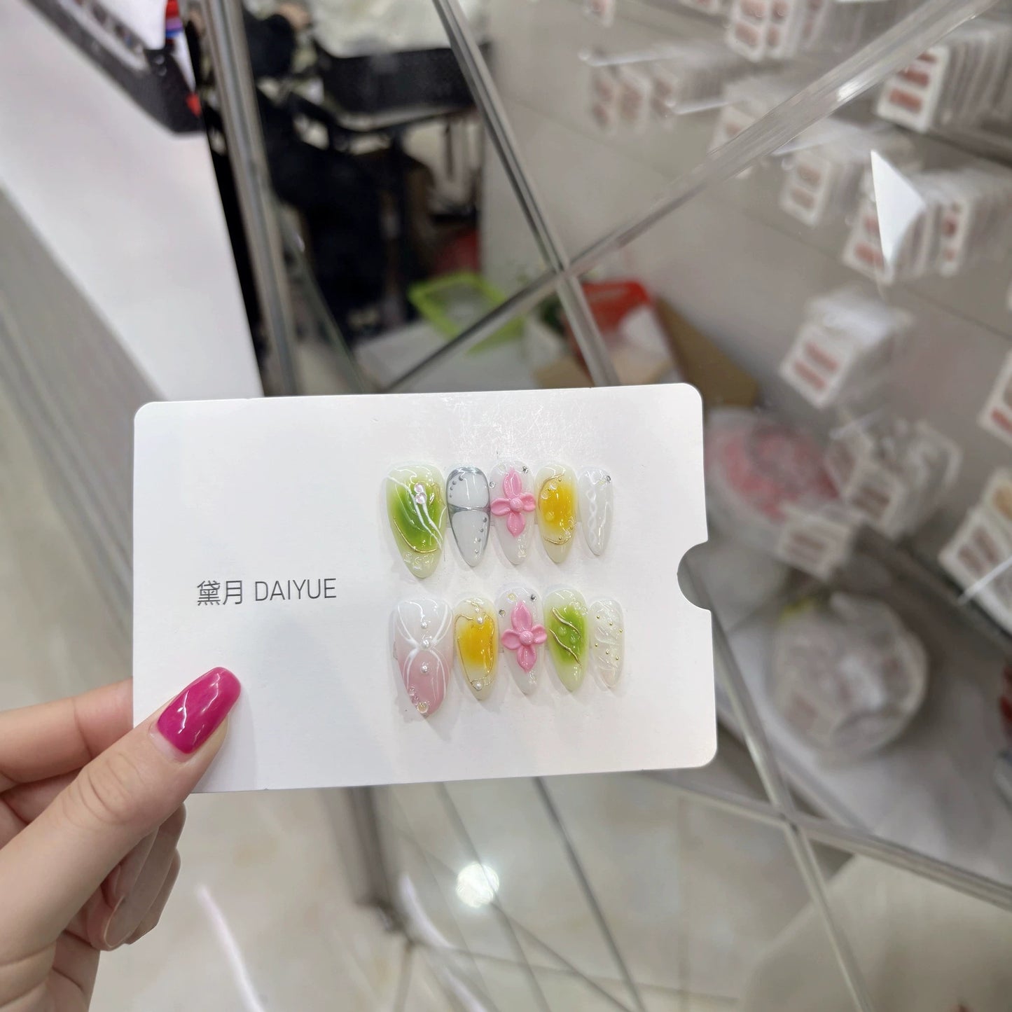 Nizi Pure Handmade Wearing Armor Spring/Summer Decorative Three-Dimensional Relief B396 Fresh Colorful Intense Erotic Atmosphere European Style