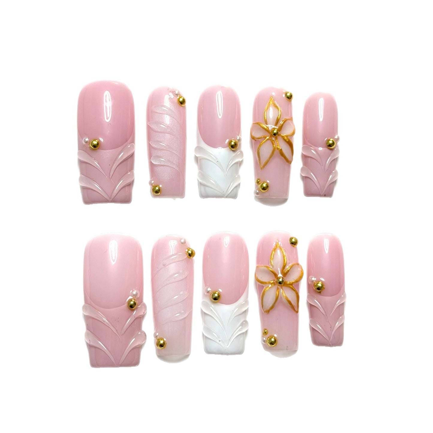 Pure Desire Style 3.0 Water Pipe Three-Dimensional Engraved Decorative French Pulling Wire Pure Handmade Wearing Armor