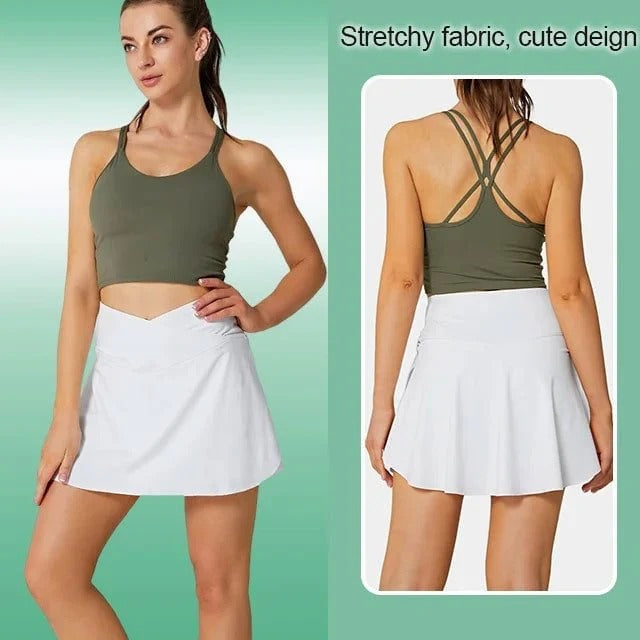 🧊Summer hot sale🧊Fashion Women’s Quick-Dry Tennis Pant-Skirts with Pockets