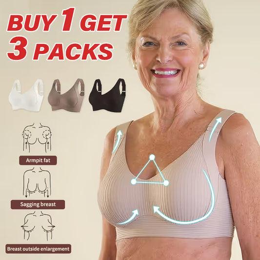 🎁 Buy 1 Get 3 Packs🔥 Super firming bra | Wire-free bra 👍 No more sagging breasts (3-Pack Value Set)