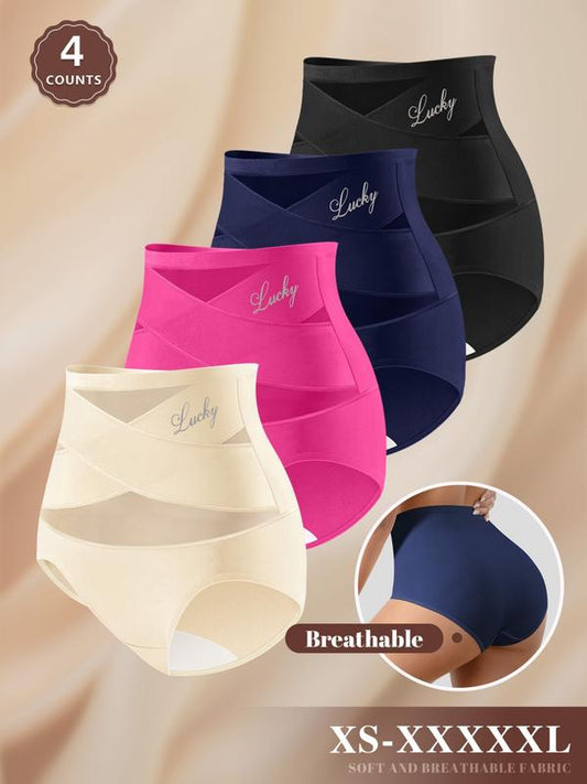 2026 New🌸Buy 1 Get 1 Free🌸High-Waist Tummy Control Seamless Shaping Lucky Panties