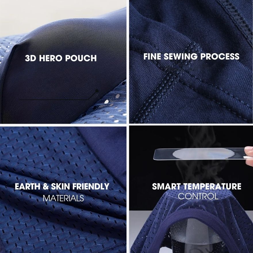 【Buy 3 Get 2 Free】 –2026 HOT SALE🔥 Premium Bamboo Fiber Men's Straight-Peaked Underwear