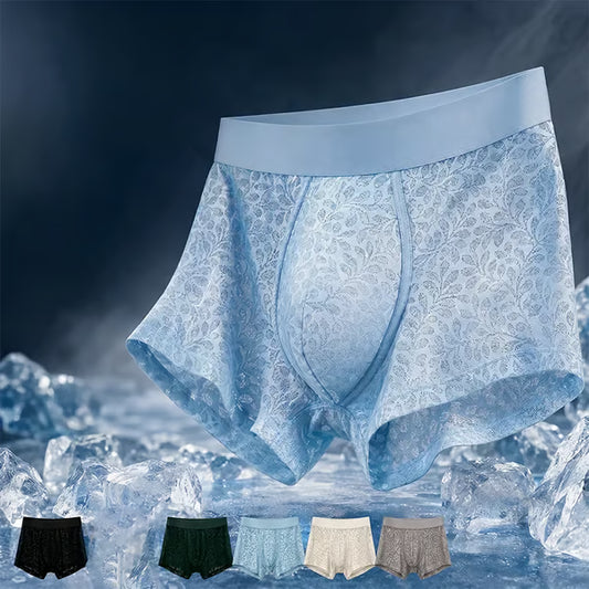 Buy 1 Get 1 Free✨Ultra-Sheer Boxer Briefs – Breathable, 3D Pouch Support & Seamless Comfort