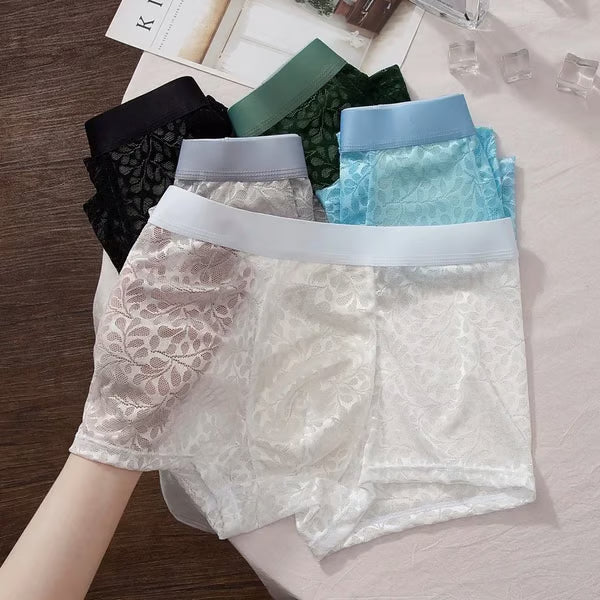 Buy 1 Get 1 Free✨Ultra-Sheer Boxer Briefs – Breathable, 3D Pouch Support & Seamless Comfort