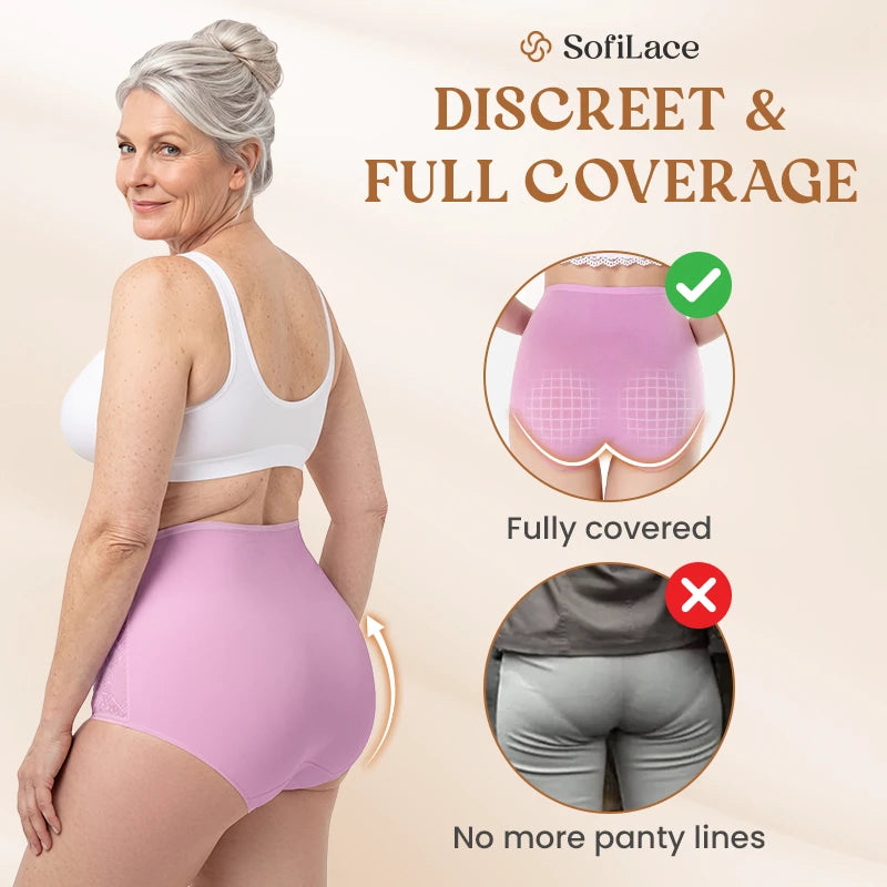 SofiLace - Elegant, Comfortable High-Waist Leakproof Panties for Seniors
