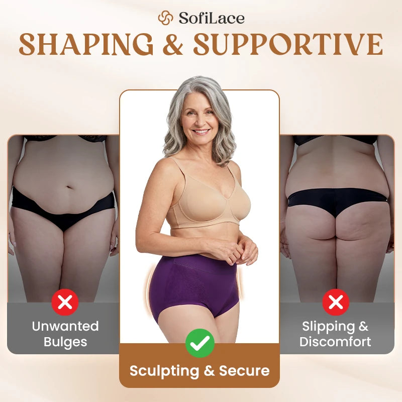 SofiLace - Elegant, Comfortable High-Waist Leakproof Panties for Seniors
