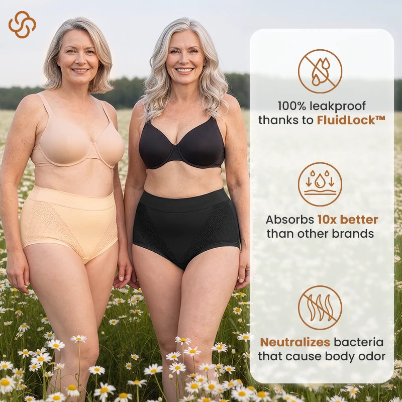 SofiLace - Elegant, Comfortable High-Waist Leakproof Panties for Seniors