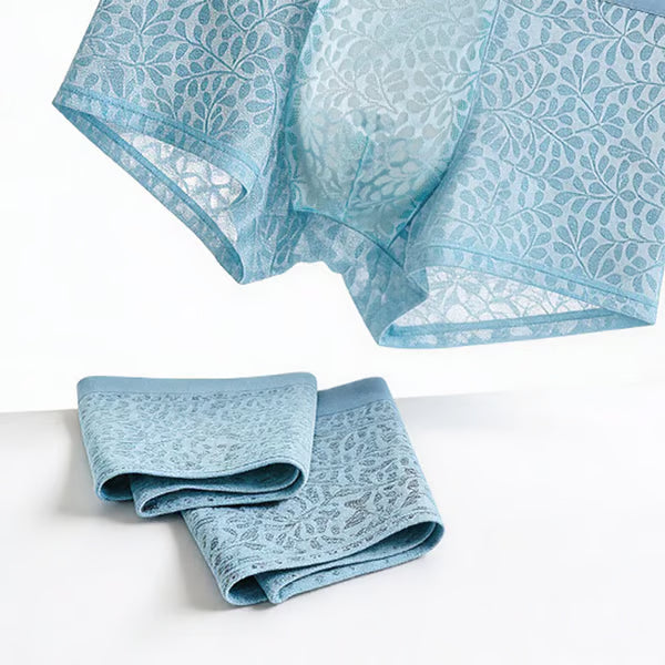 Buy 1 Get 1 Free✨Ultra-Sheer Boxer Briefs – Breathable, 3D Pouch Support & Seamless Comfort
