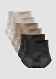 High-Waist Cross Compression Shaping Panties (6 Pieces)