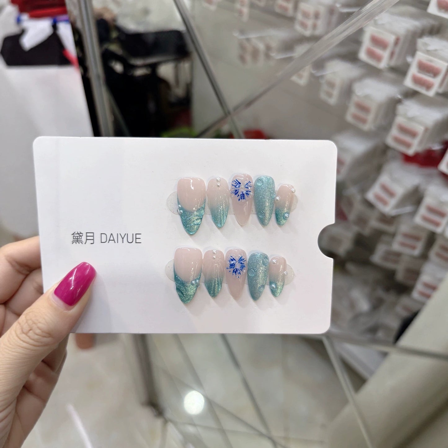 Handmade wearable jewelry. Spring/Summer collection. Decorative and three-dimensional relief design. B398. Ocean pearl. Pure erotic atmosphere. European style.