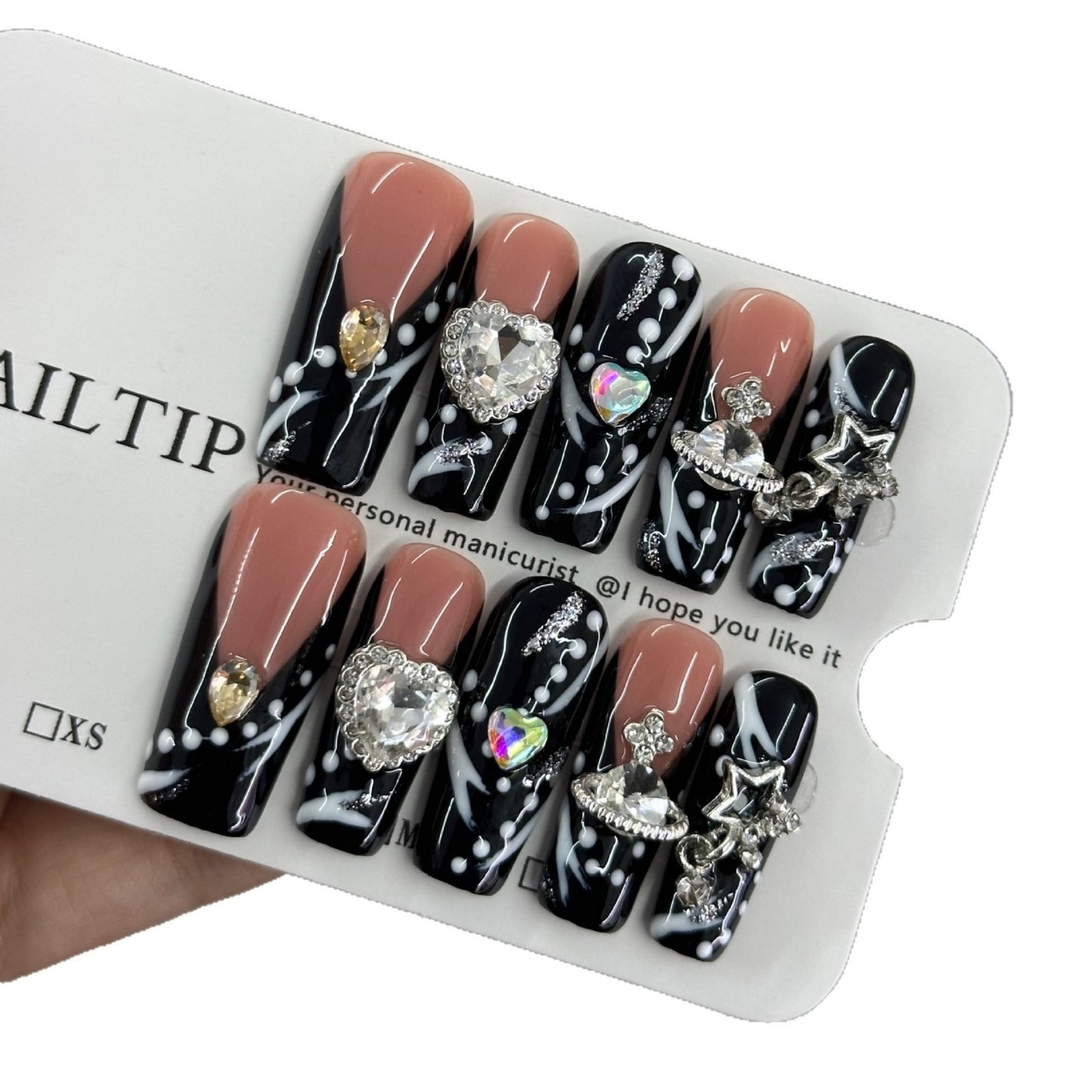 Impasto graffiti style French plumbing 3.0 fully handcrafted nail polish