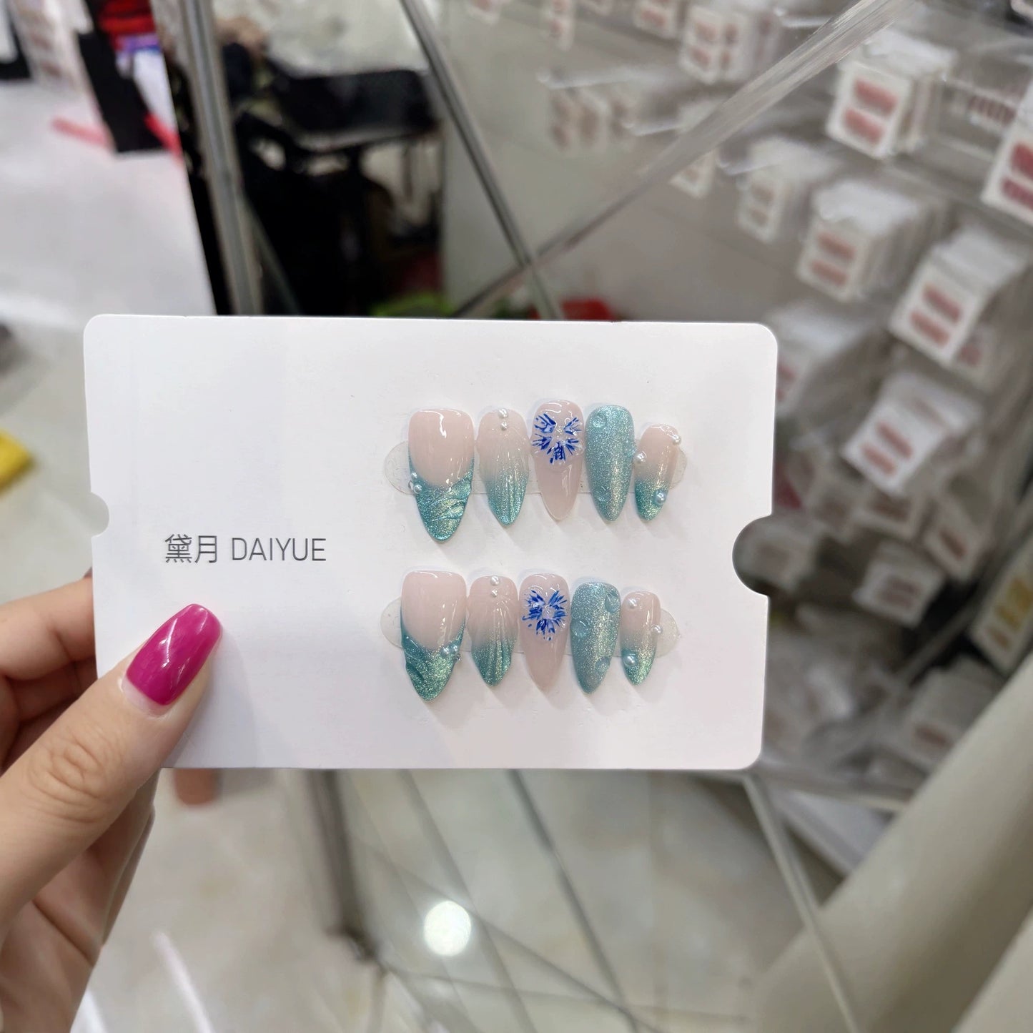 Handmade wearable jewelry. Spring/Summer collection. Decorative and three-dimensional relief design. B398. Ocean pearl. Pure erotic atmosphere. European style.
