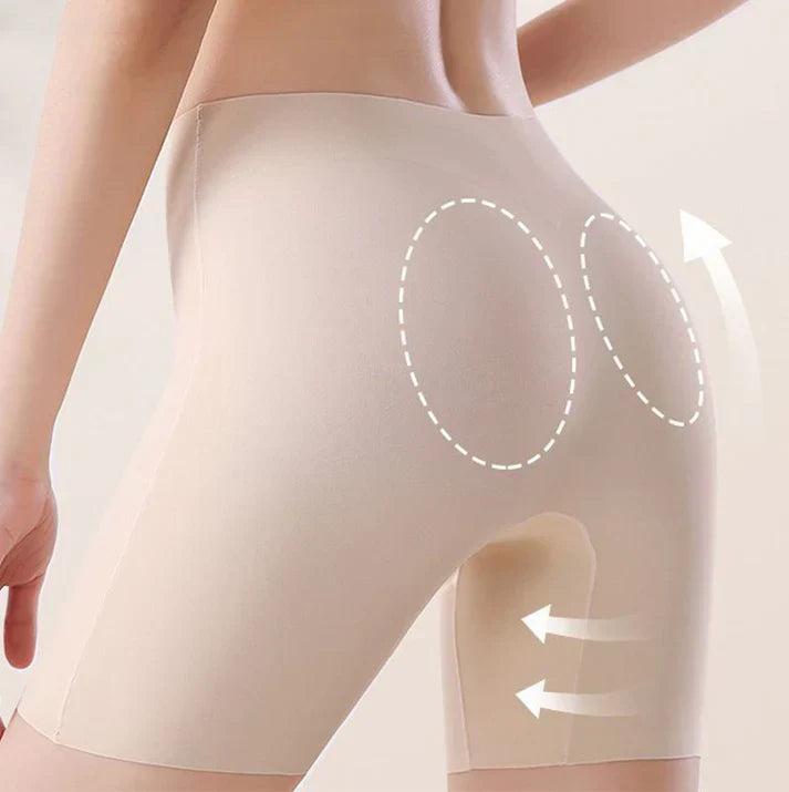 🔥New Hot Selling❤️‍🔥 Women High-Waist Ice Silk Underwear with Tummy-Control & Hip-Lifting