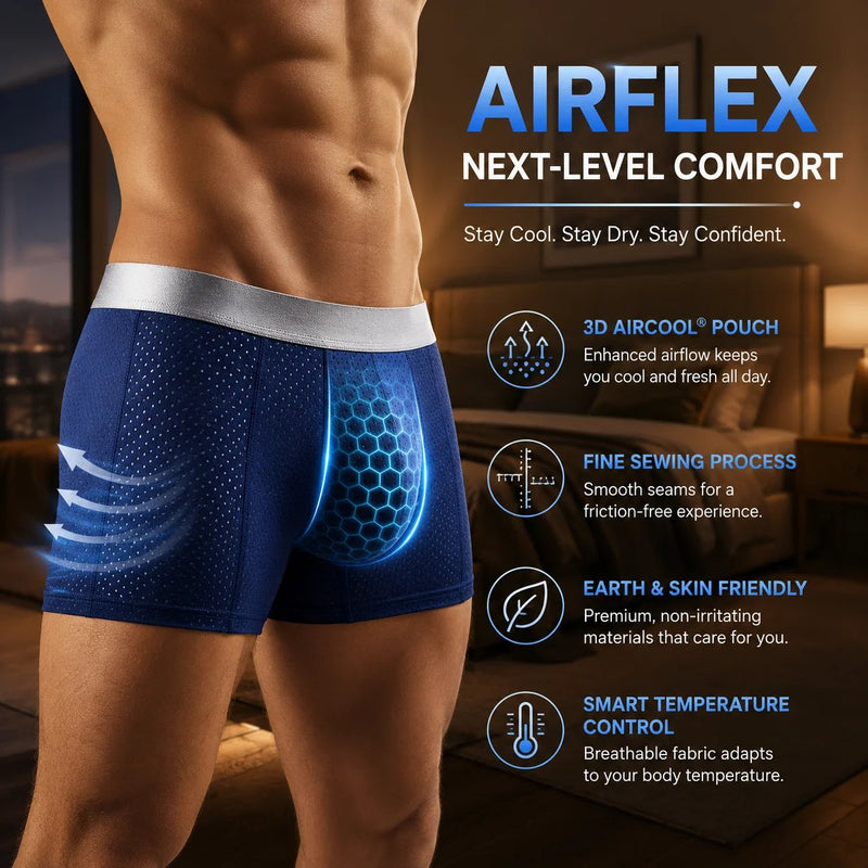 🏆45K+ SOLD 🔥2026 HOT SALE AirSorb™ Premium All-Day Comfort IceSilk Mesh Men's Boxer