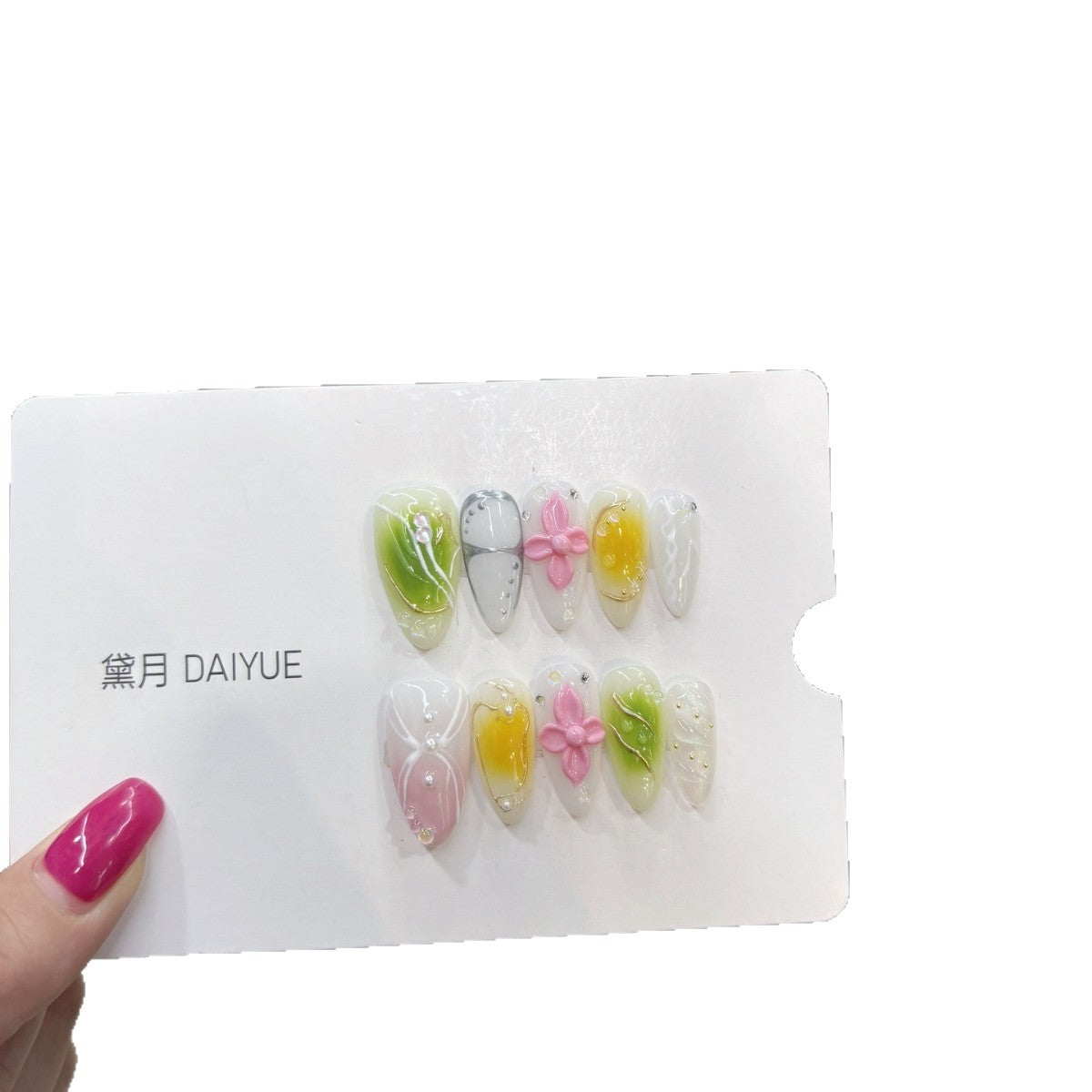 Nizi Pure Handmade Wearing Armor Spring/Summer Decorative Three-Dimensional Relief B396 Fresh Colorful Intense Erotic Atmosphere European Style