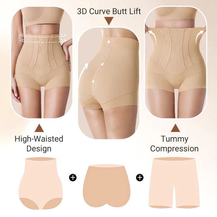 🔥High-Waisted Tummy-Control Seamless Shaper