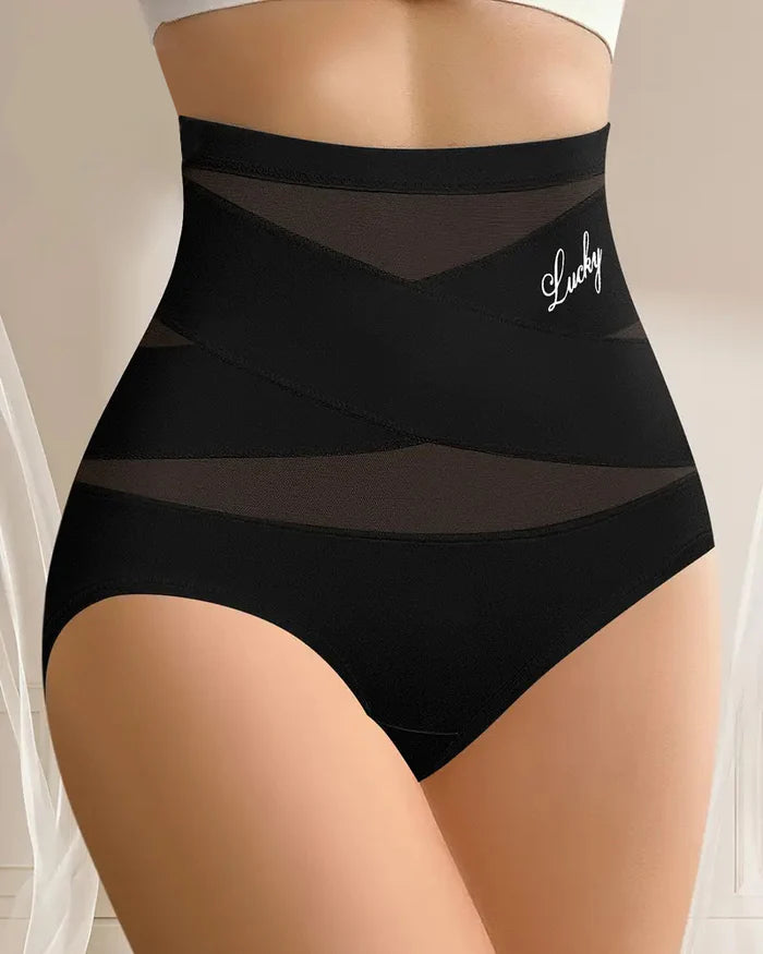2026 New🌸Buy 2 Get 1 Free🌸High Waist Tummy Control Breathable Mesh Cross Seamless Hip Lifting Briefs