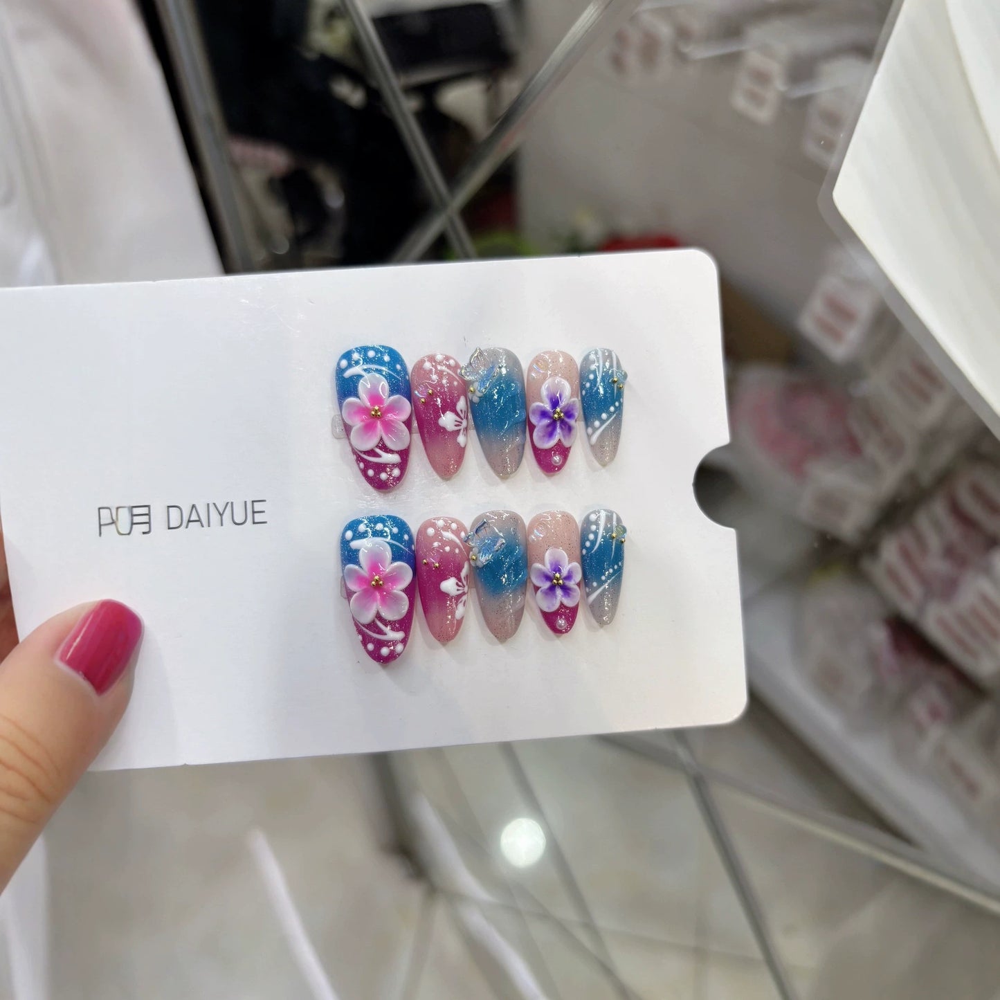 Nizi Pure Handmade Wearing Armor Spring/Summer Edition Three-Dimensional Relief Pattern B394 Butterfly Embroidery Intense Erotic Atmosphere European Style