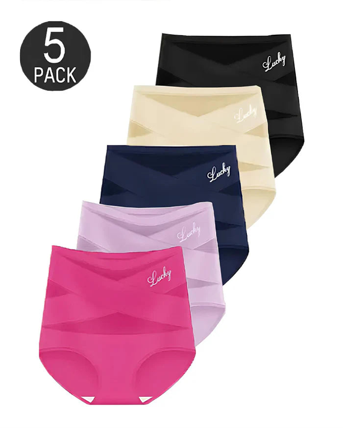 2026 New🌸Buy 2 Get 1 Free🌸High Waist Tummy Control Breathable Mesh Cross Seamless Hip Lifting Briefs