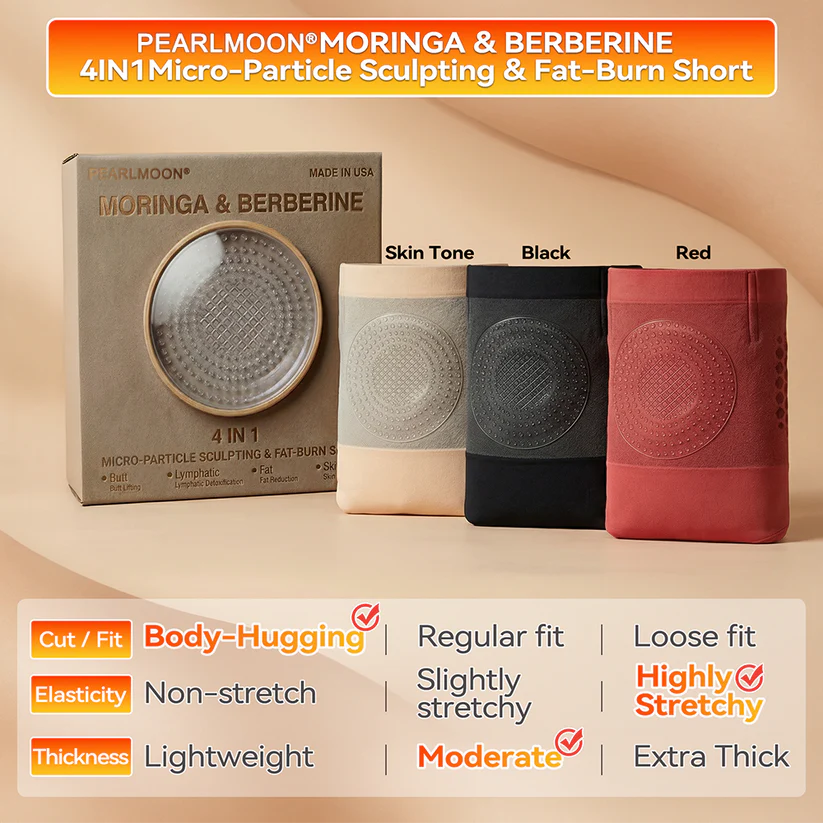 2026 Hemp and Coptisine Four-in-One Micro-Particulate Tightening Fat-Burning Shorts