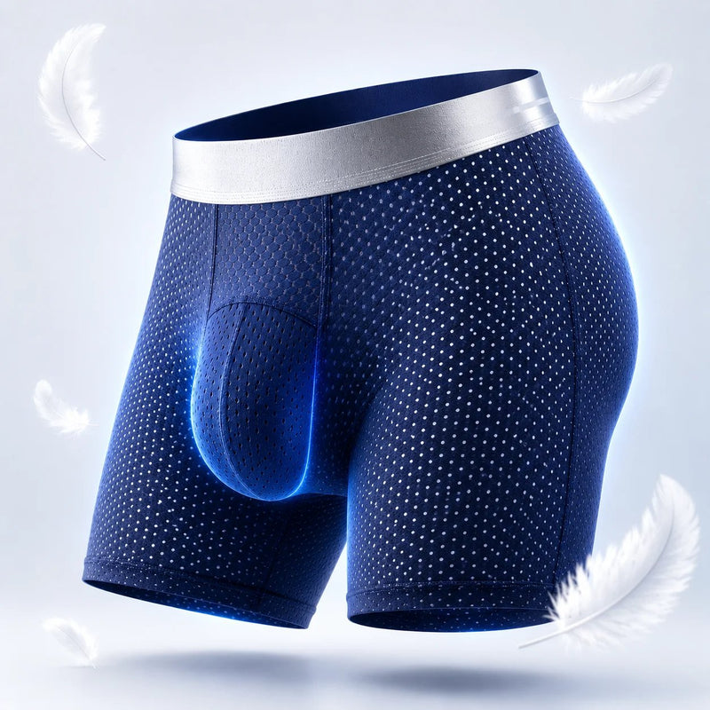 【Buy 3 Get 2 Free】-2026 HOT SALE🔥-+ Premium Leakproof lceSilk Mesh Men's Boxer