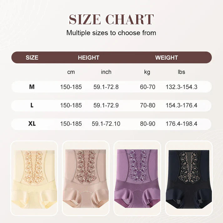 ✨ MagicCurve+ High-Waist Sculpting Underwear | Instant Tummy Control & Hip Lift | Seamless & Breathable 🌸