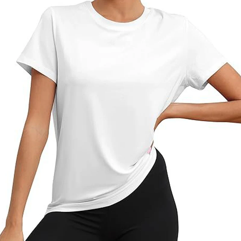 ✨ Women's Crew Neck Loose-Fit Stretch T-Shirts – Comfort + Versatility in Every Wear! ✨