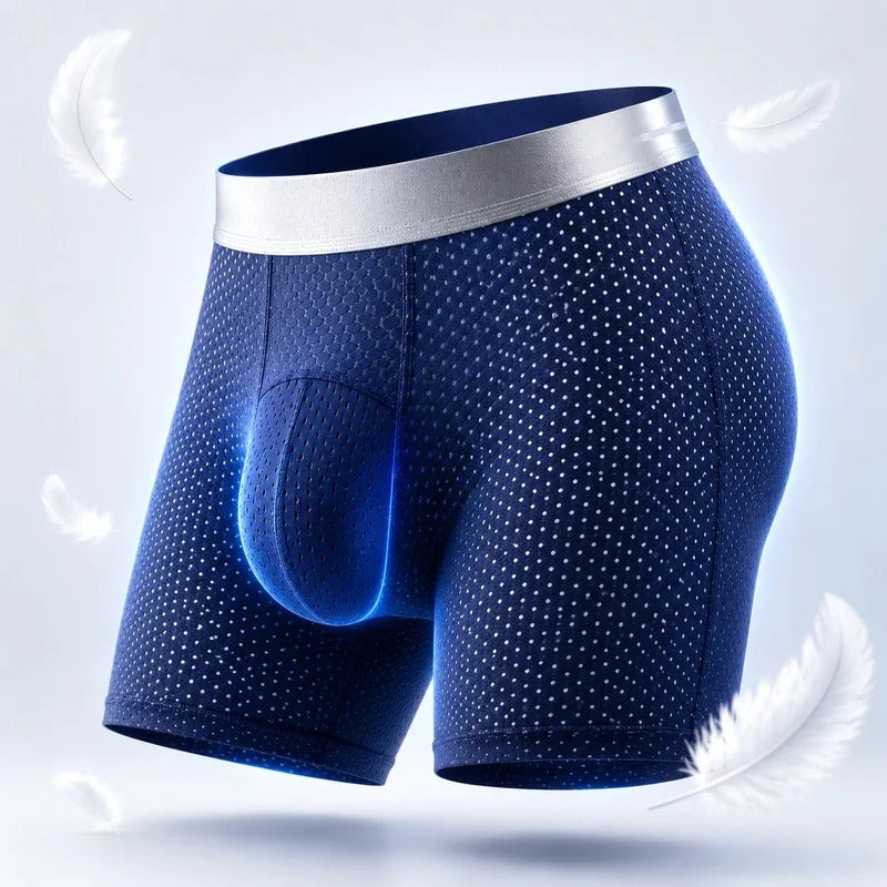 【Buy 3 Get 2 Free】-2026 HOT SALE🔥-+ Premium Leakproof lceSilk Mesh Men's Boxer