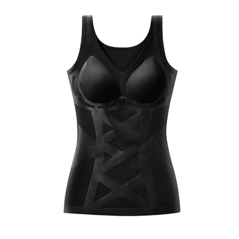 Seamless Body Shaping Camisole with Built-in Bra..