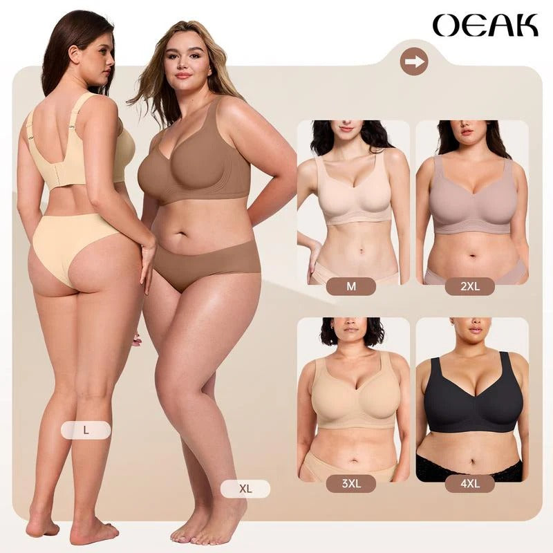 ✨LAST DAY BUY 1 GET 1 FREE🎁Jelly Wireless Bra💃 – Full Coverage, Ultra Soft & All-Day Comfort