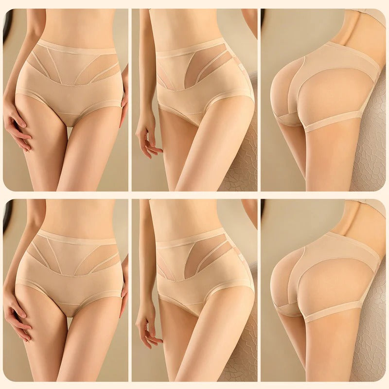 🌸Buy 3 Get 3 Free🌸-4-in-1 🔥High-Waist Breathable Shaping Panties