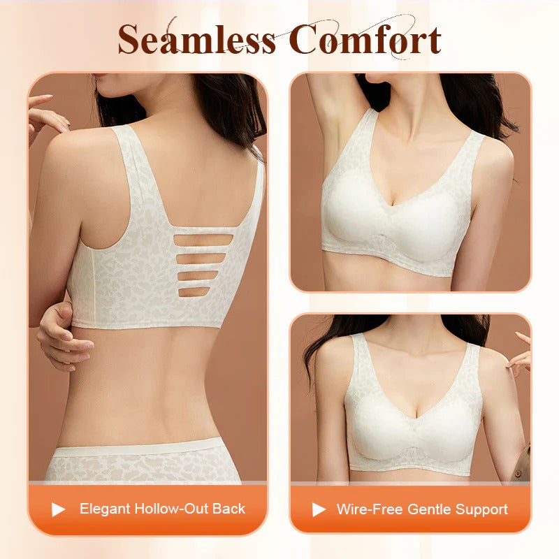 Stylish Leopard Pattern Breathable Everyday Bra