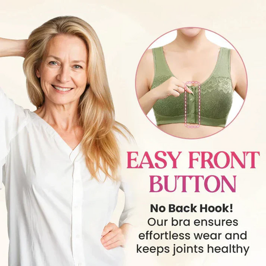 📢📢BIG SALE !!⏰Comfortable Wireless Shaping Front-Fasten Bra