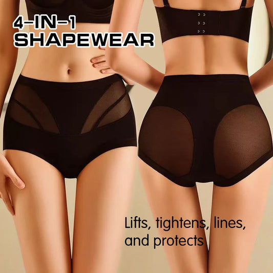 🌸Buy 3 Get 3 Free🌸-4-in-1 🔥High-Waist Breathable Shaping Pantie s