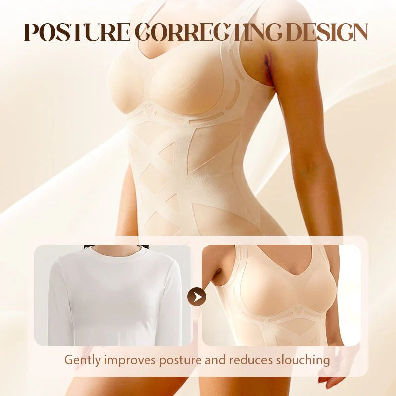 Seamless Body Shaping Camisole with Built-in Bra..